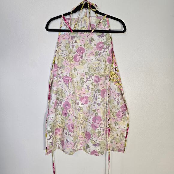 Vera Bradley Apron Women's O/S Pink Green Make Me Blush Floral Cottagecore - Picture 2 of 15